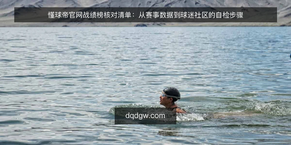 懂球帝官网战绩榜核对清单：从赛事数据到球迷社区的自检步骤 — 观察信号：哪些页面值得重点核对 配图